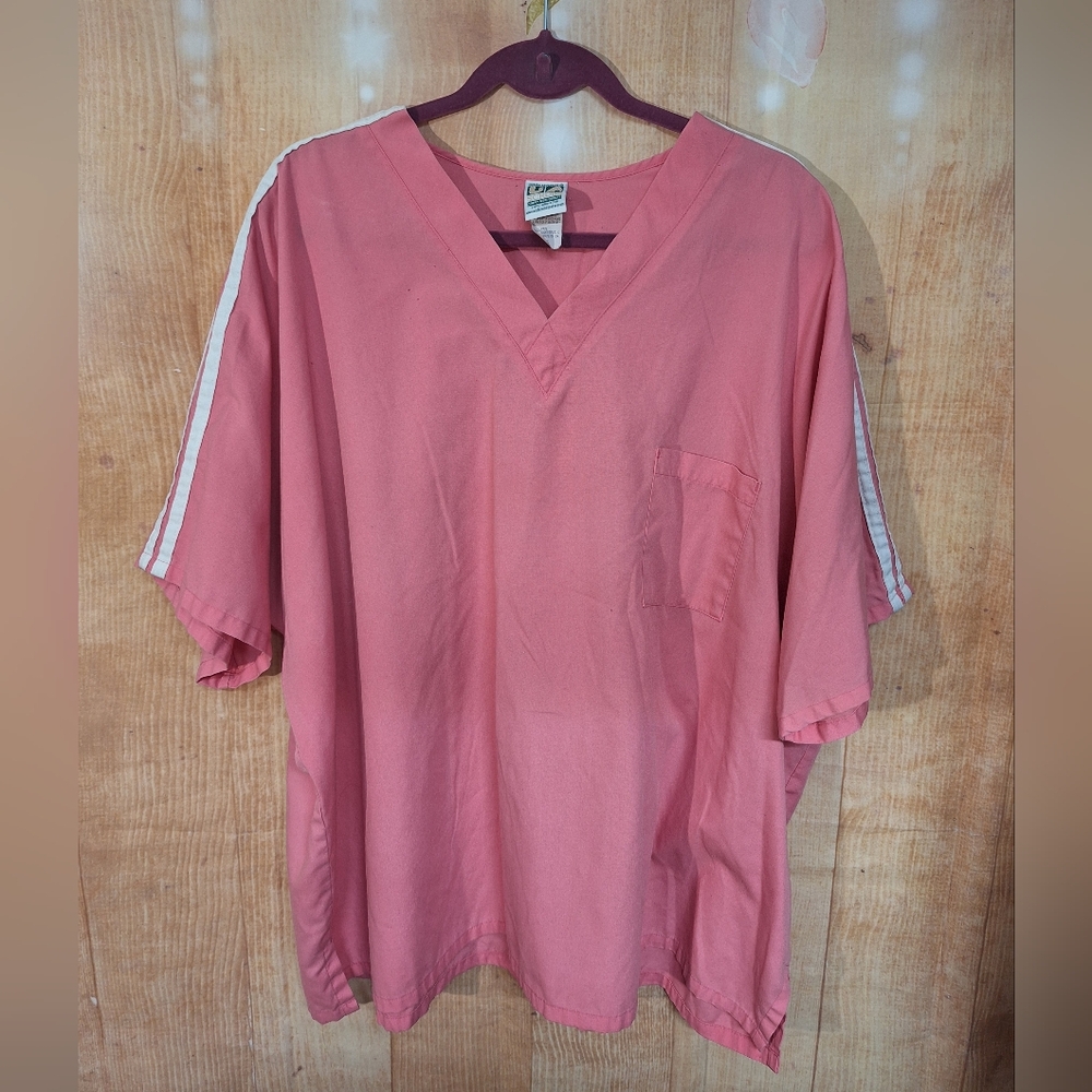 UA Scrubs Pink Short Sleeve Scrub Top